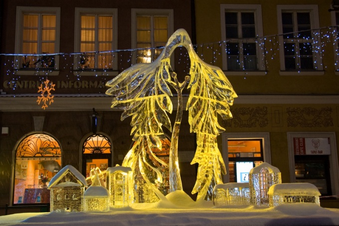 Rzeźby lodowe w Poznaniu