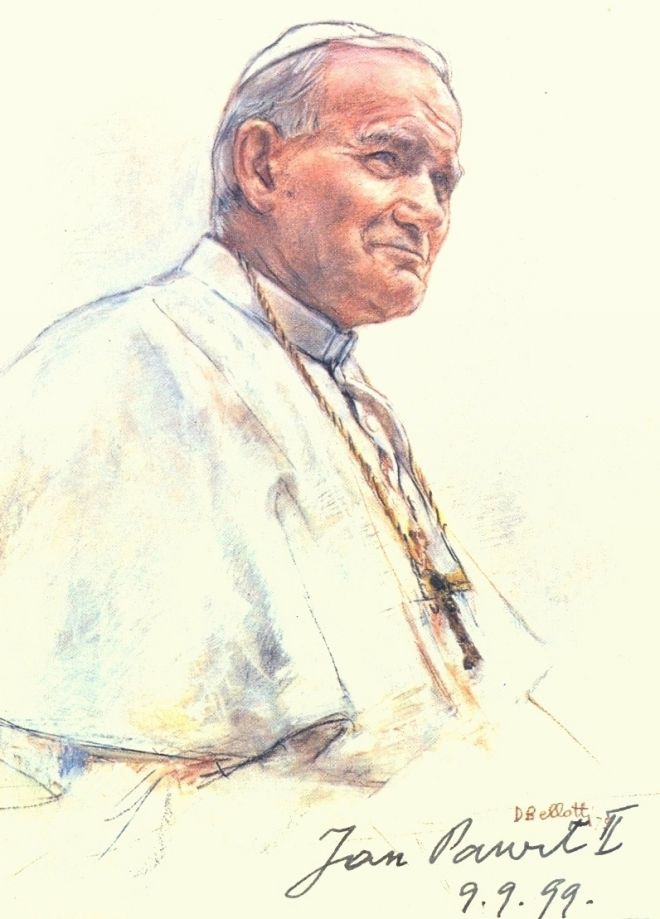 Jan Paweł II - autograf